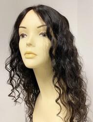 Prenses Peruk - Doğal Renk Dalgalı Uzun Boy Gerçek Saç Peruk