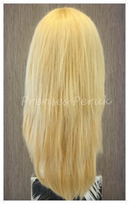 Doğal Saç Peruk Uzun Sarı