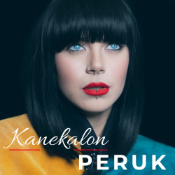 Prenses Peruk - Kanekalon Siyah Renk Kaliteli Peruk