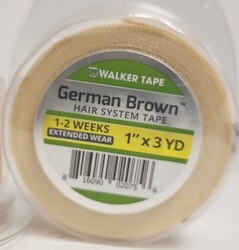  - Walker Tape German Brown Protez Saç Bandı 3/4